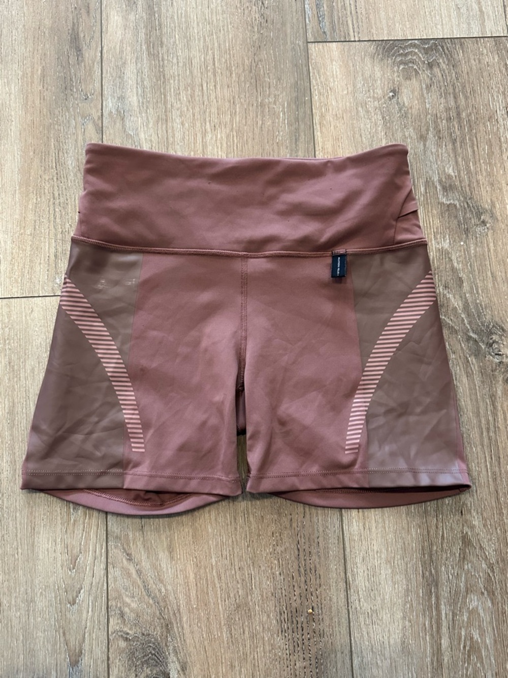 Athleta Allyson Felix Special Edition Legend Shorties! Size Medium. Mocha Color!